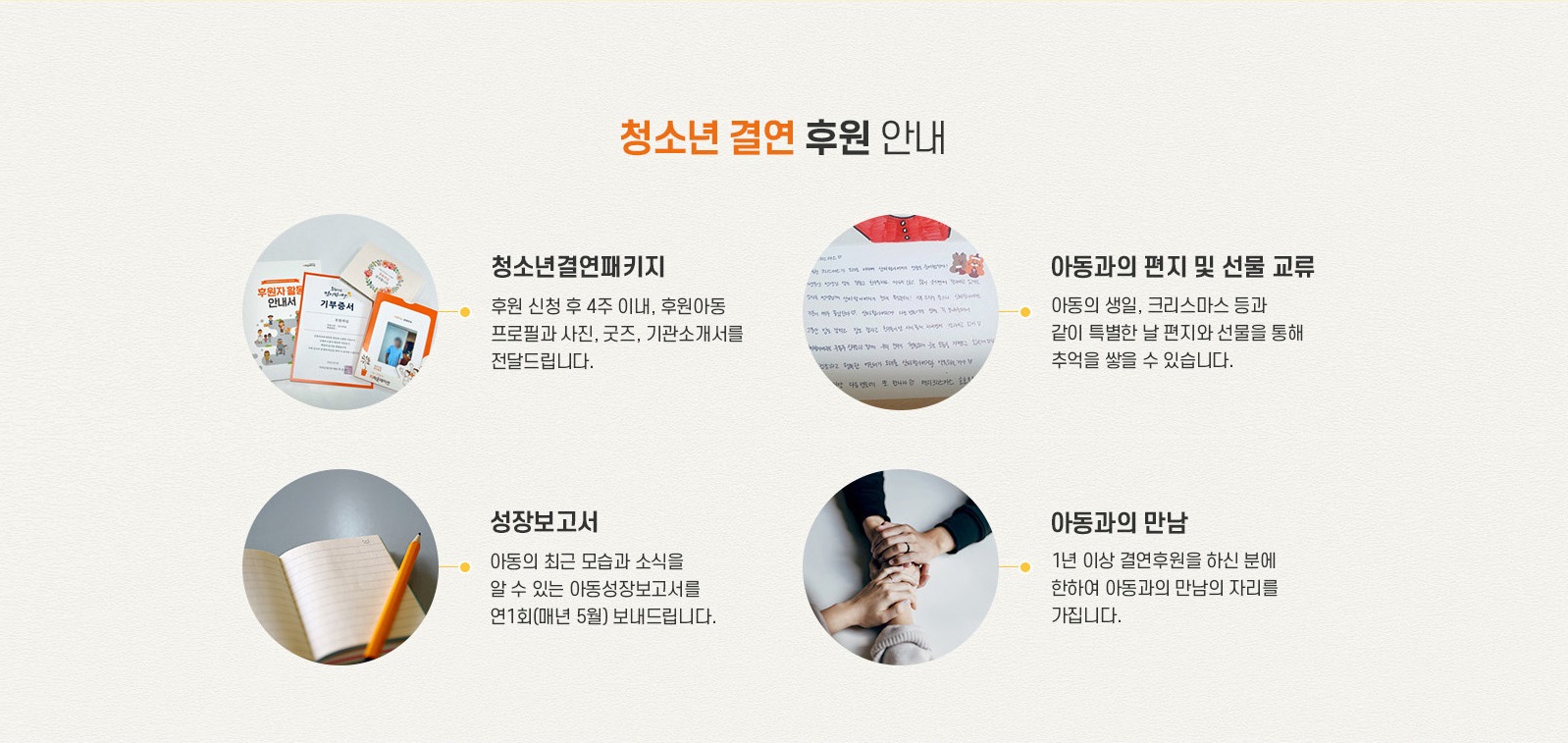 청소년결연 캠페인